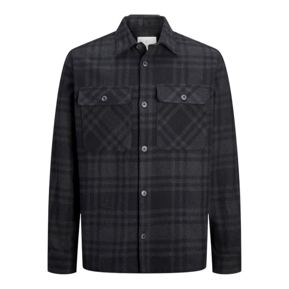 Jack And Jones Mens Raymond Shacket / Black Beauty